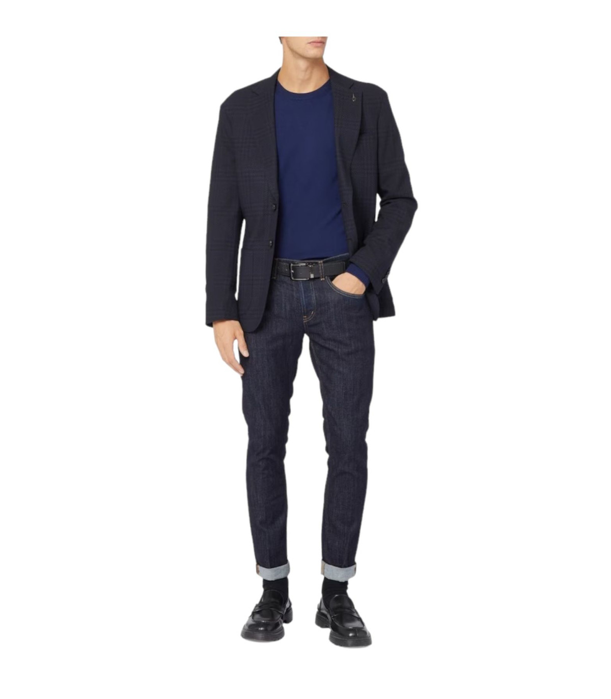 Trussardi Uomo Maglione A Girocollo Lana Merinos