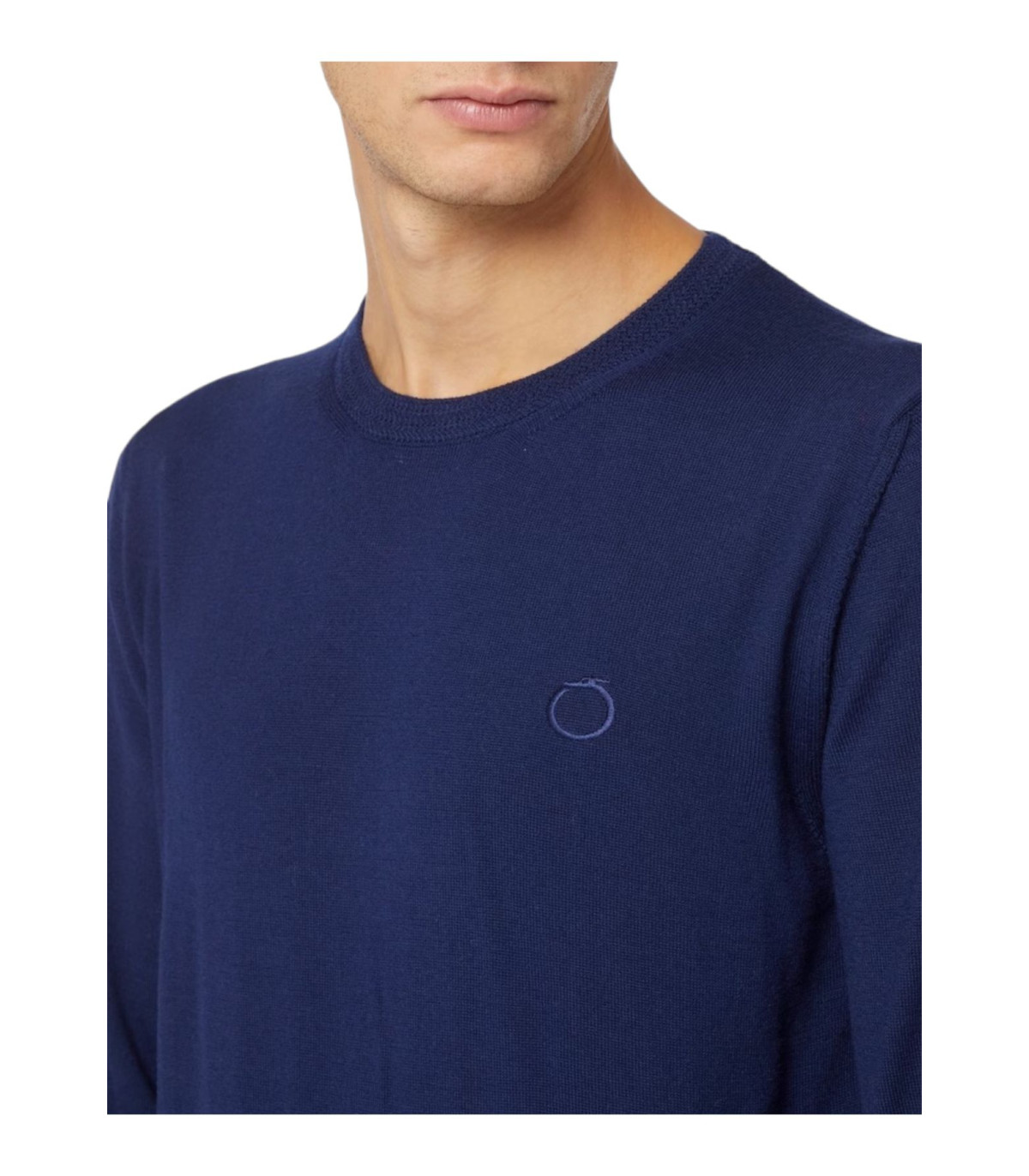 Trussardi Uomo Maglione A Girocollo Lana Merinos