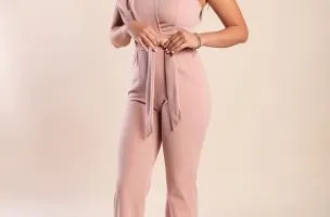 Tuta elegante Chia, rosa antico