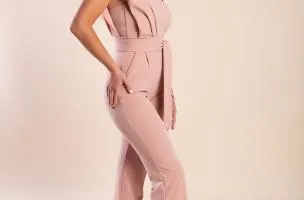 Tuta elegante Chia, rosa antico