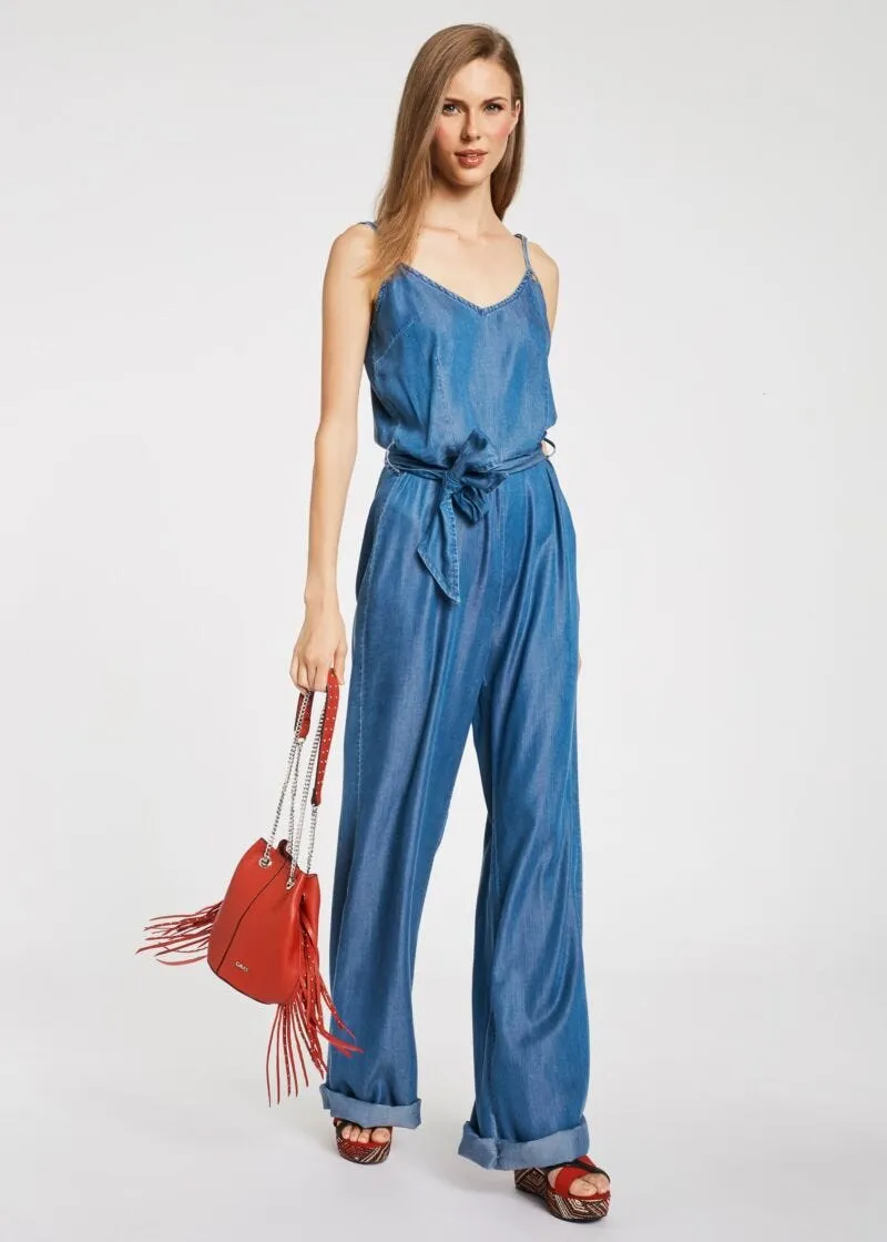 Tuta in denim lyocell