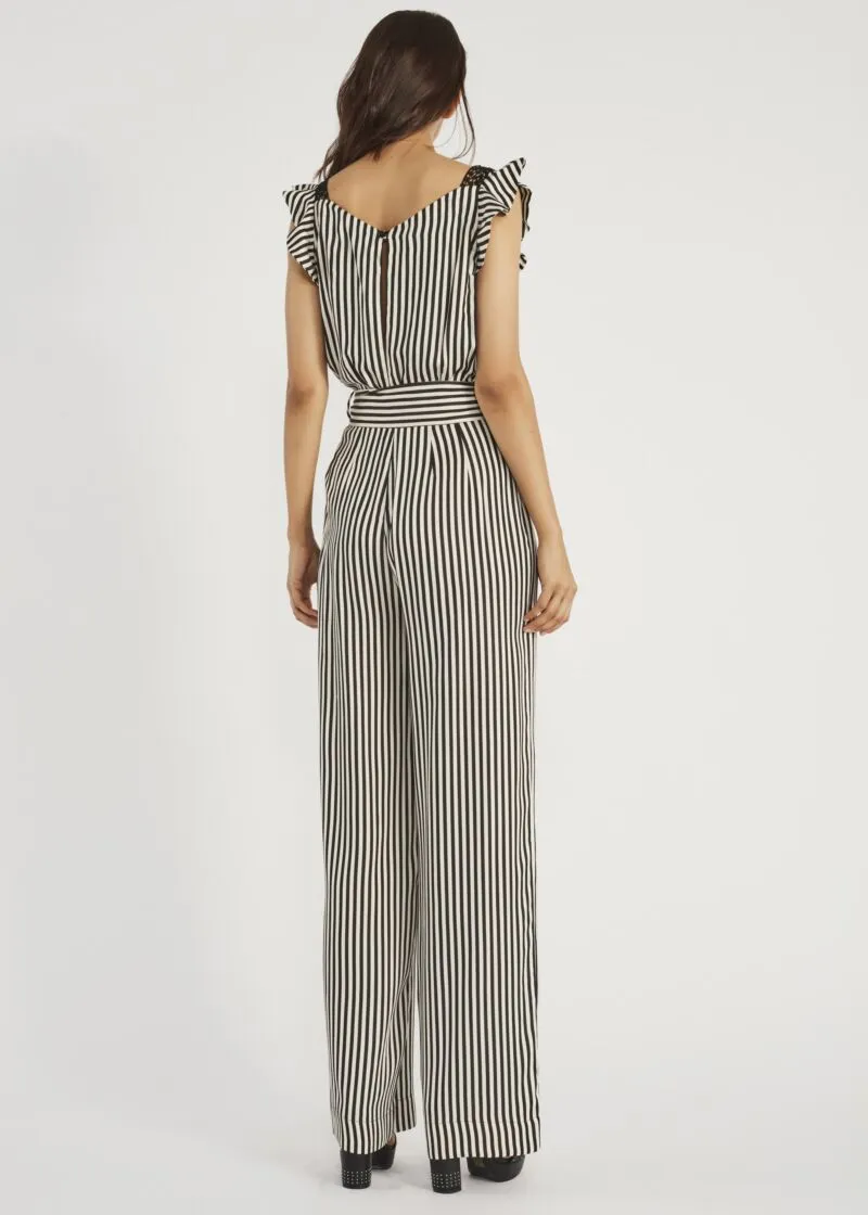 Tuta in satin jacquard