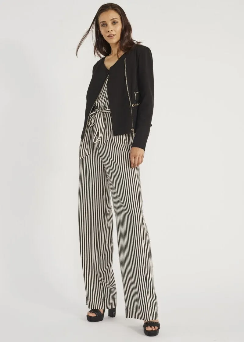 Tuta in satin jacquard