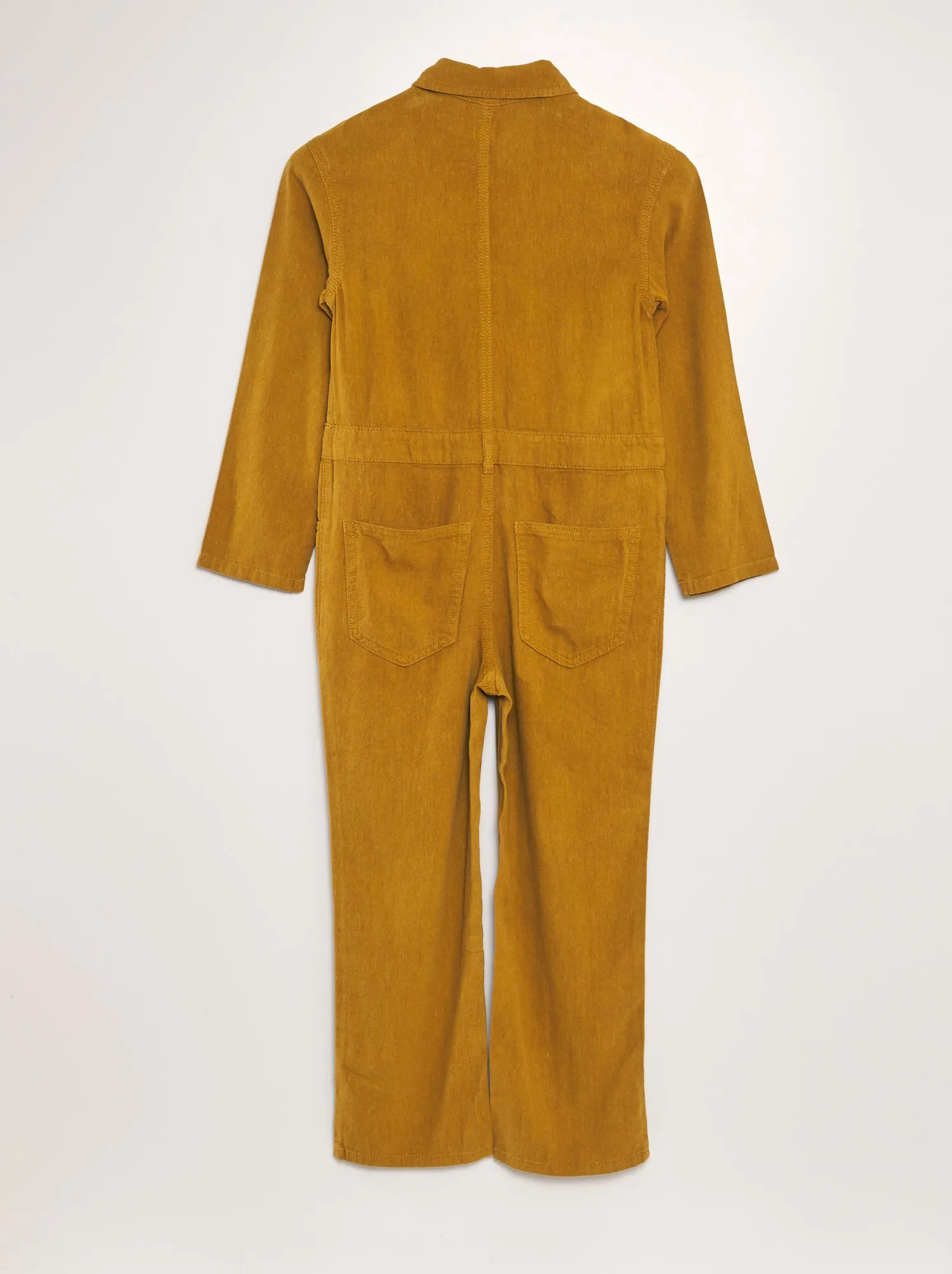 Tuta lunga in misto lino - Unisex - GIALLO
