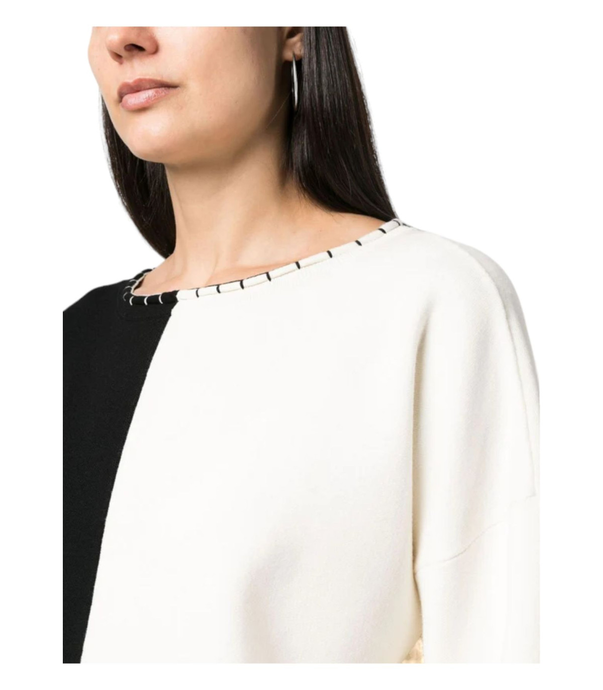 Twinset Donna Maglione A Girocollo Pull In Jacquard