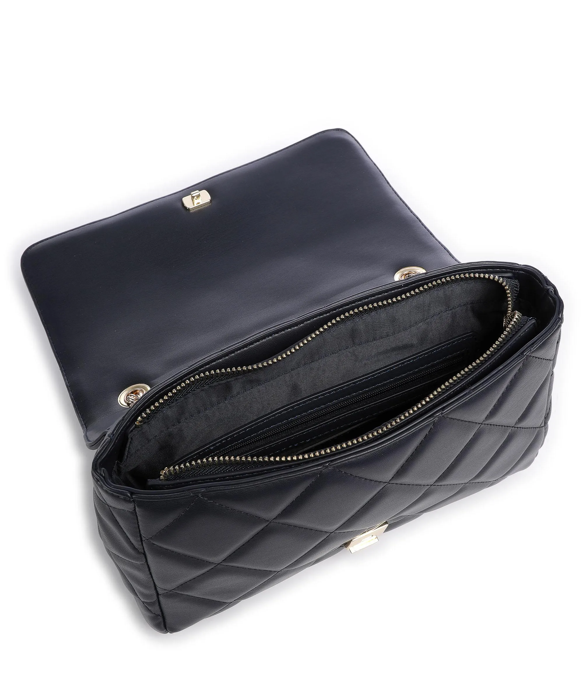  Valentino Bags Ocarina Borsa a spalla pelle sintetica blu scuro  