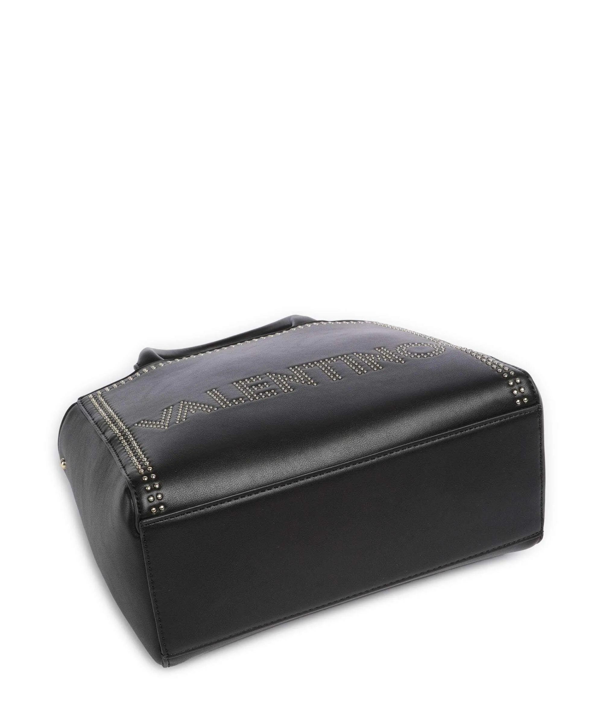  Valentino Bags Shine Re Borsa a mano pelle sintetica nero  