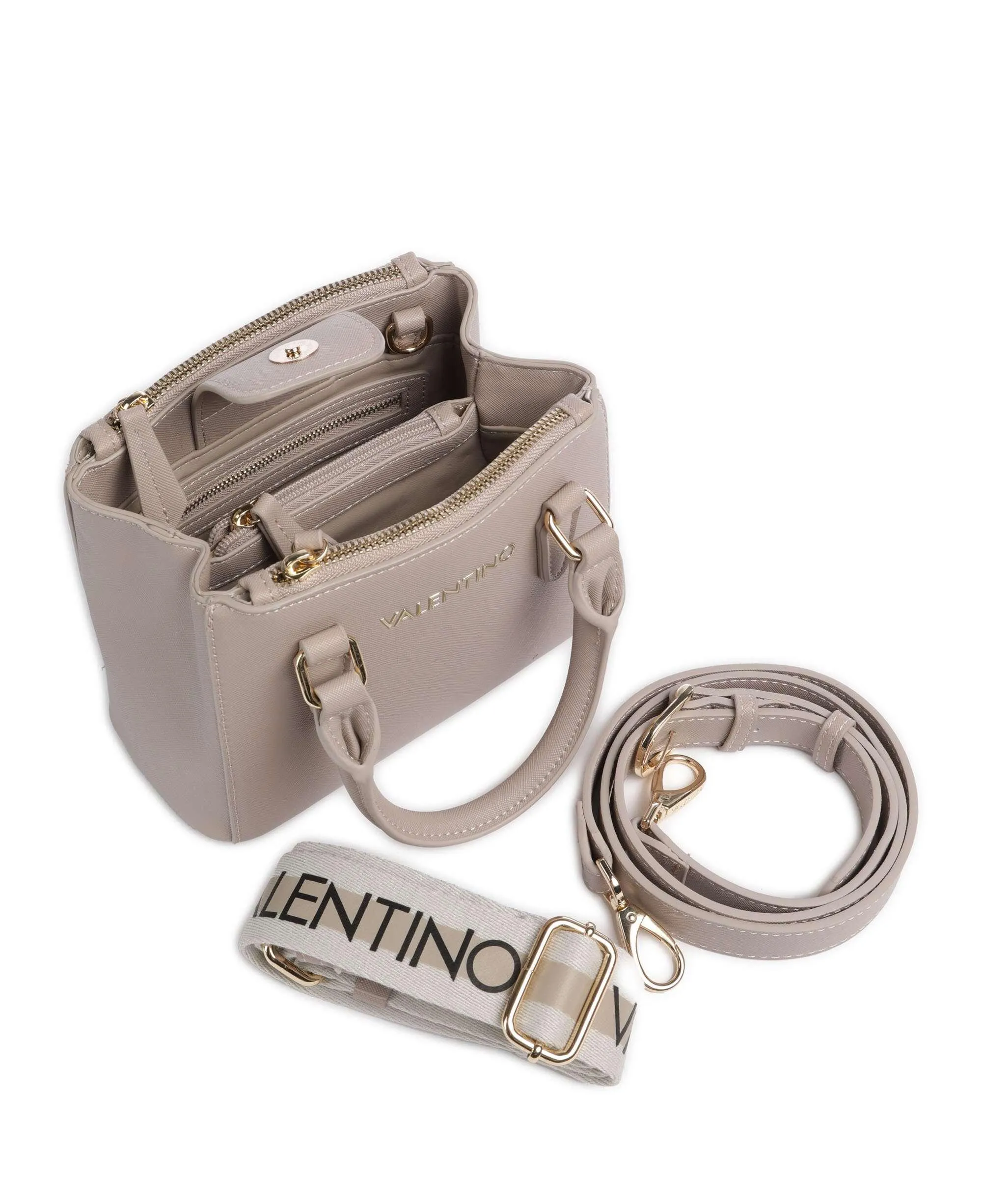  Valentino Bags Zero Re Borsa a tracolla pelle sintetica beige  