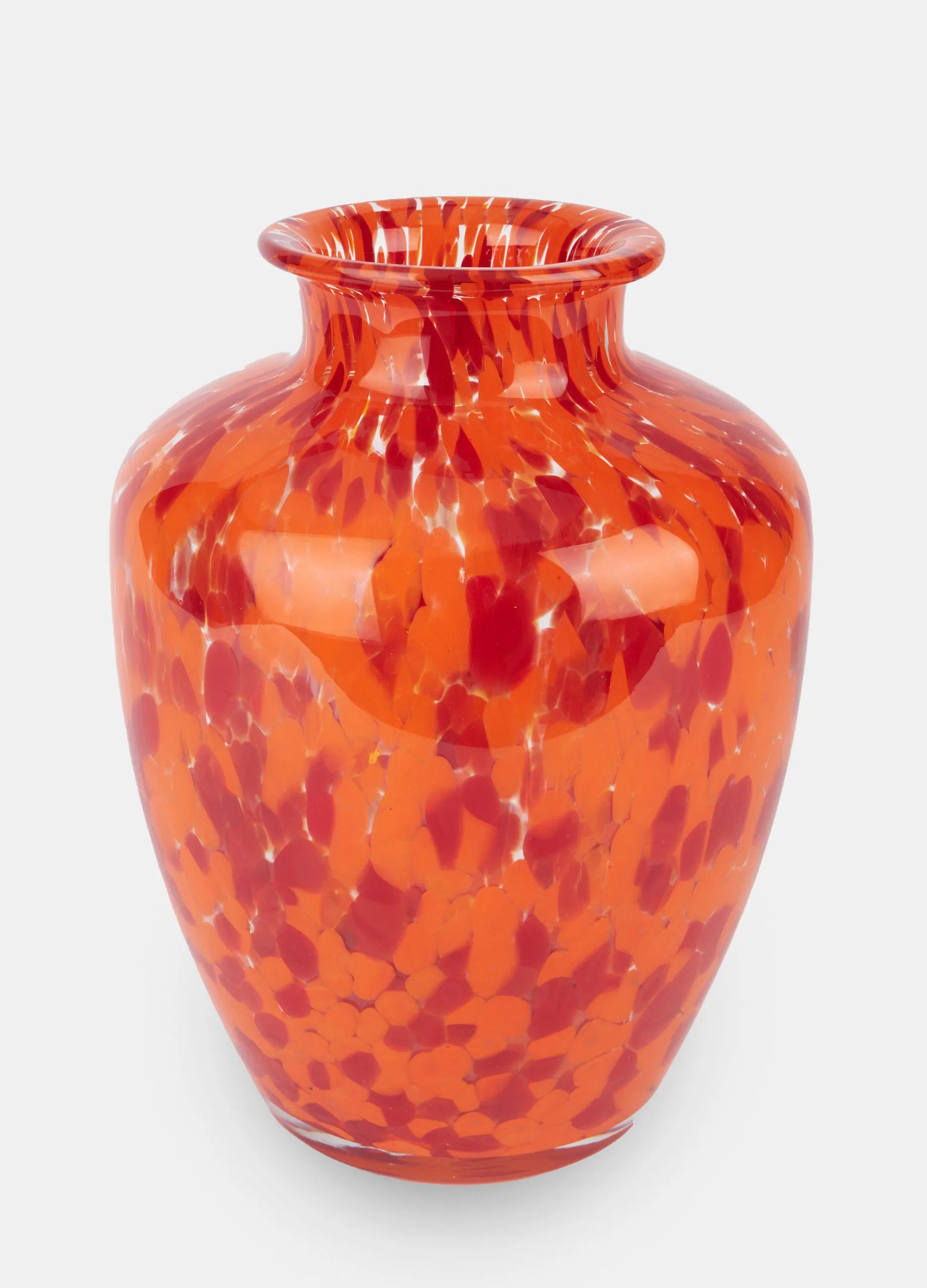 Vaso in vetro multicolor
