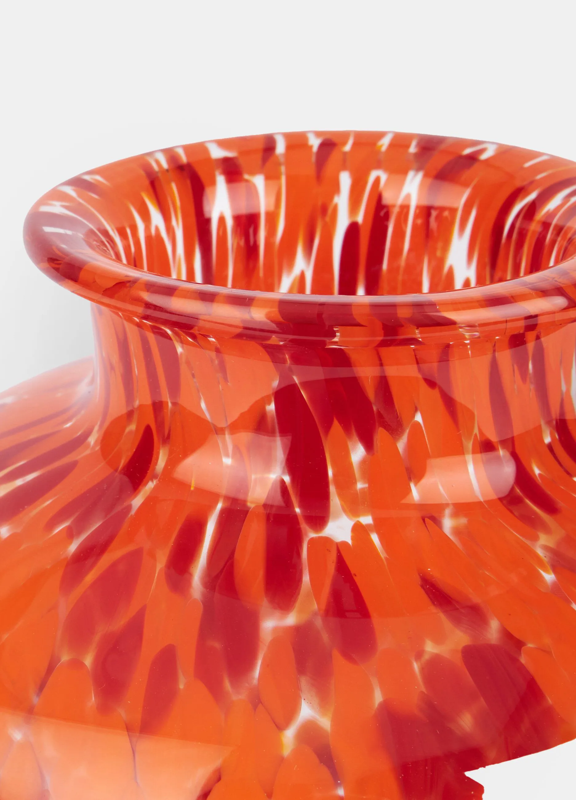 Vaso in vetro multicolor