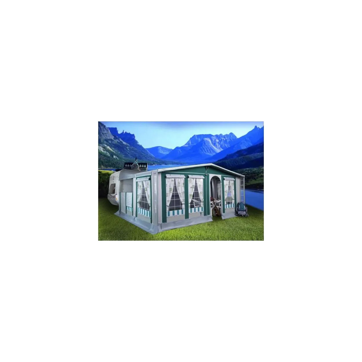 Veranda Roulotte Kastel - Mikitex