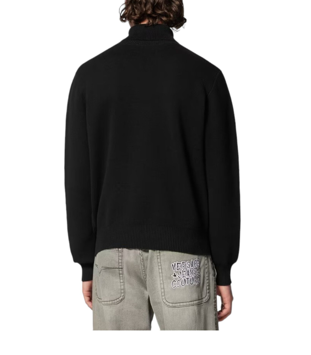 Versace Jeans Couture Uomo Maglione Collo Alto  Logo