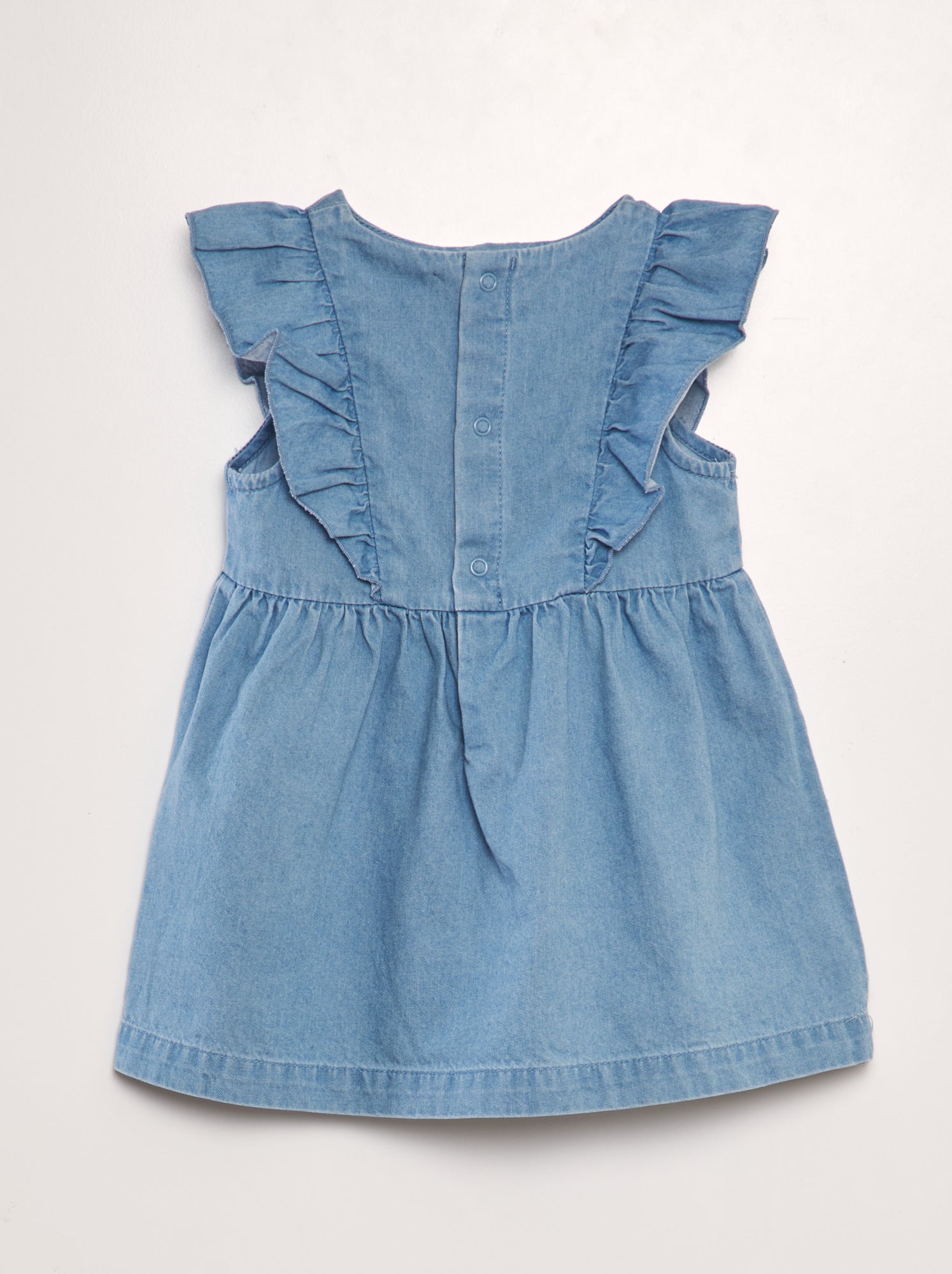 Vestito in denim + slip - 2 pezzi - BLU
