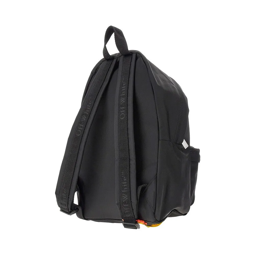 Zaino in nylon con stampa logo